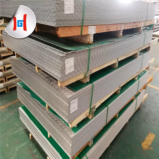 ASTM A240 AISI 201 Non-Slip Diamond Embossed Tread Stainless Steel Checker Plate