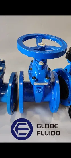 BS 5150/ DIN 3352 F4 F5/ Awwa C515 Double Flanged 2-36 Inch Non Rising Stem Gate Valve Ductile Iron Stainless Steel CF8 CF8m with Resilient Seat