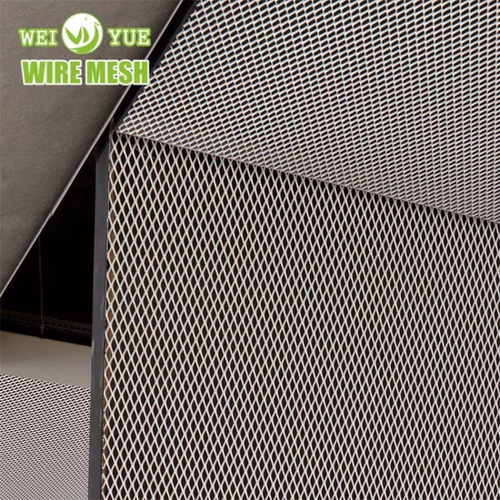 Architectural Decorative Stainless Steel Aluminum Perforated Expanded Mesh Metal Sheet for Fence/Wall Cladding/Ceiling Panels/Facade