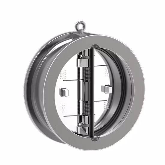 ANSI 規格 中国製ステンレススチール、デュアルプレートおよびウェハーチェックバルブ付き