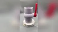 PVCスピゴットソケットボールバルブ PVCバルブボールチェックバルブ